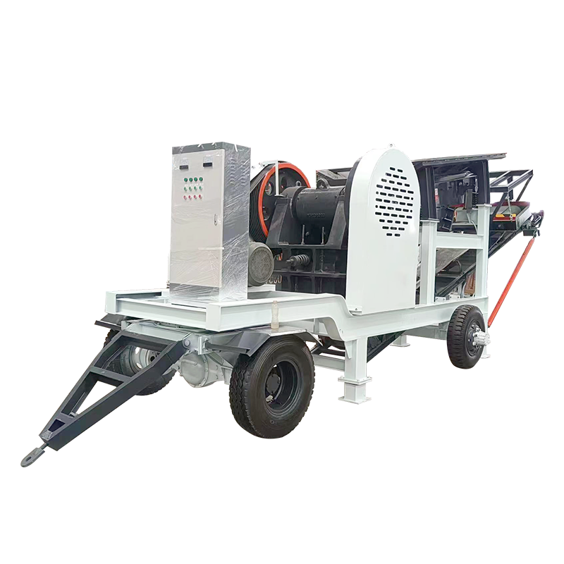 DV系列简易颚破轮胎移动站