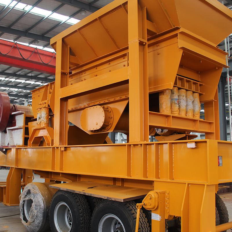 DKMC系列轮胎式颚破移动破碎站