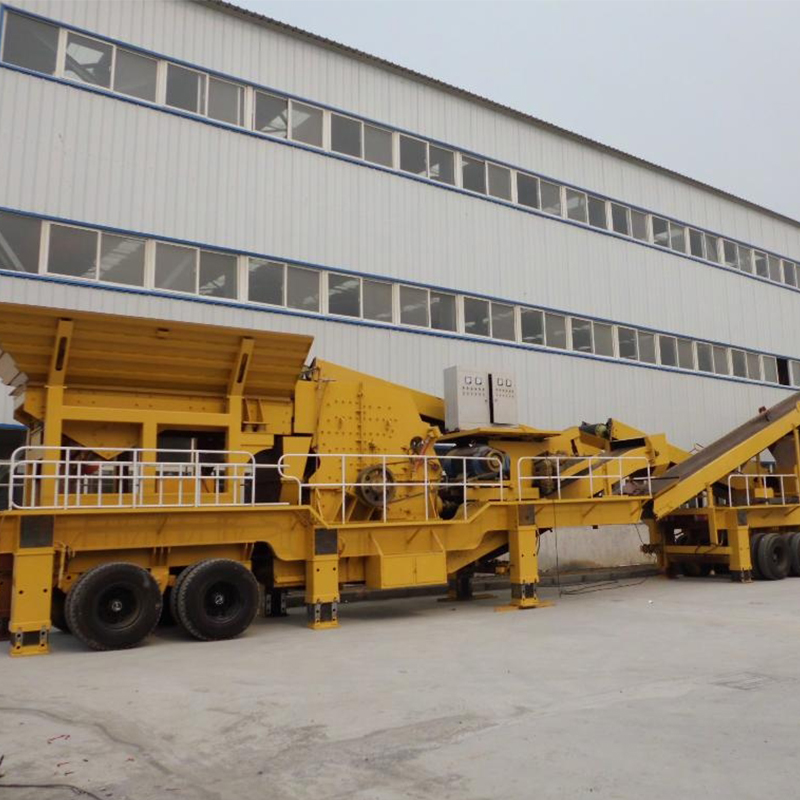 DKPFW系列轮胎反击破移动破碎筛分站